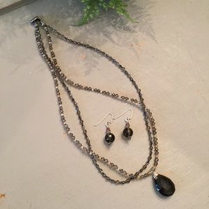 Necklace and Earrings